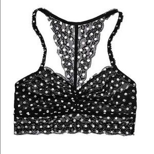 Pink Polka Dot Bralette